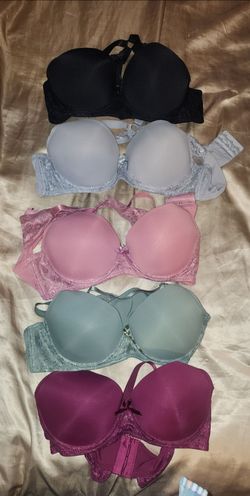 Multicolor Racerback Push-up Bra Set Size 36C