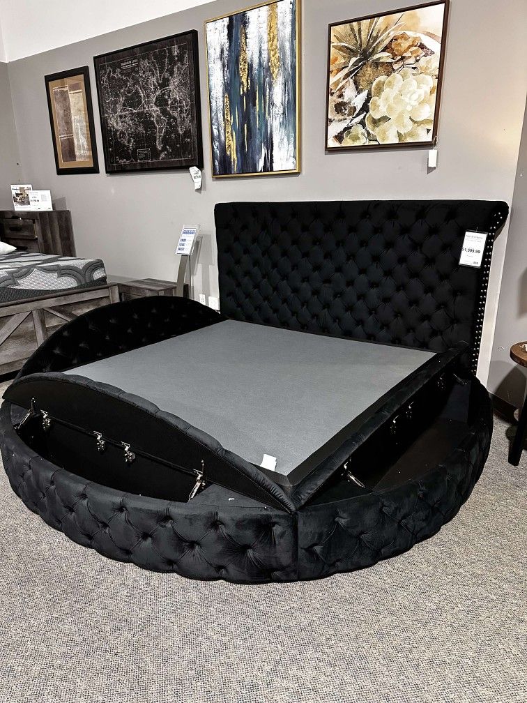 AP🎉 Queen Storage Panel Bed// Financing & Delivery Available 