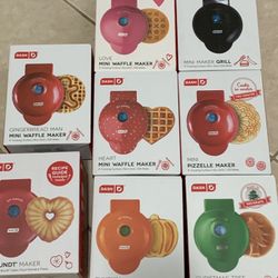 $10 Each Dash Personal Waffle Makers  