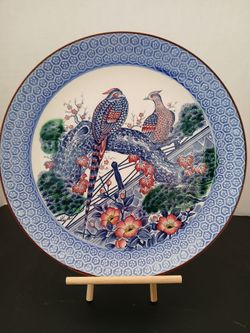 Large Japanese Pheasant Design Platter