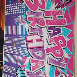 Happy Birthday Banner 3 Ft x 5 Ft NEW 