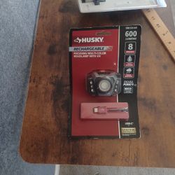  Husky 600 Lumens Rechargeable Focusing Multi Colored Head Lamp