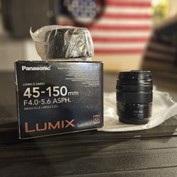 Panasonic Lumix G Vario 45-150mm f/4-5.6 ASPH Brand New!!