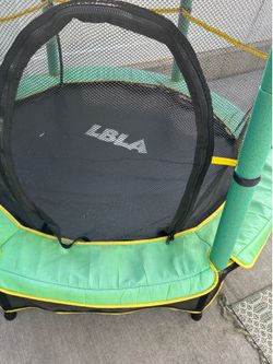 Trampoline. toddler