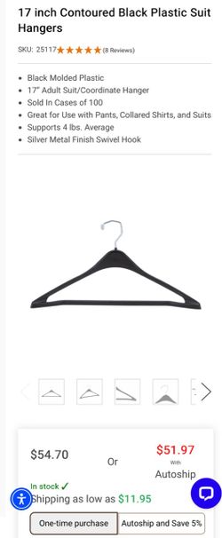 Black Wooden Hanger
