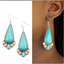 Turquoise Stone Earrings 