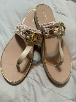 cream Aldo sandals