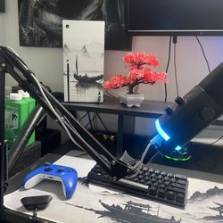 Fifine AM8 Microphone, Xbox Adapter, Splitter