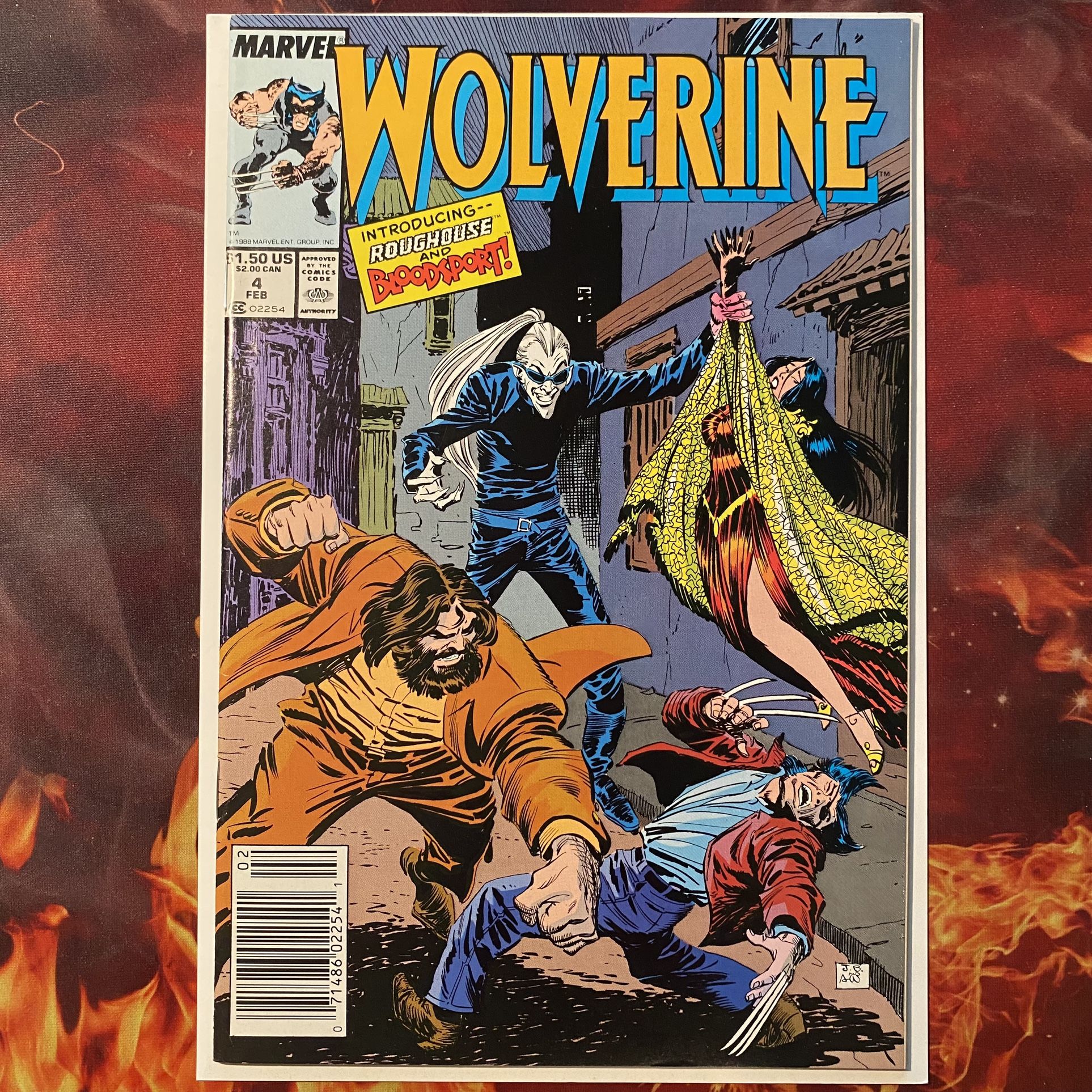 1989 Wolverine #4 (🔑 1st Bloodstream)