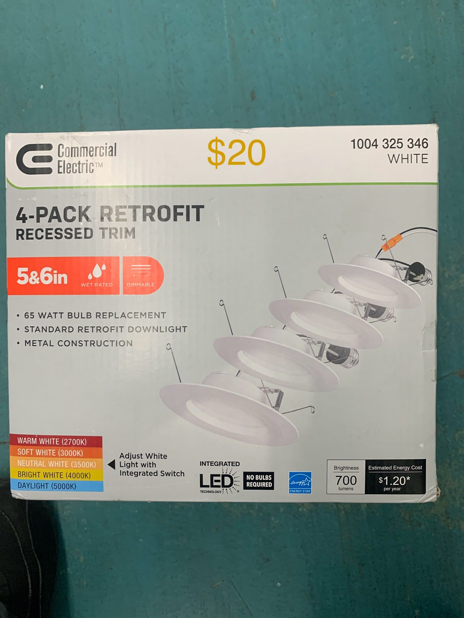 Commercial Electric Recessed Trim