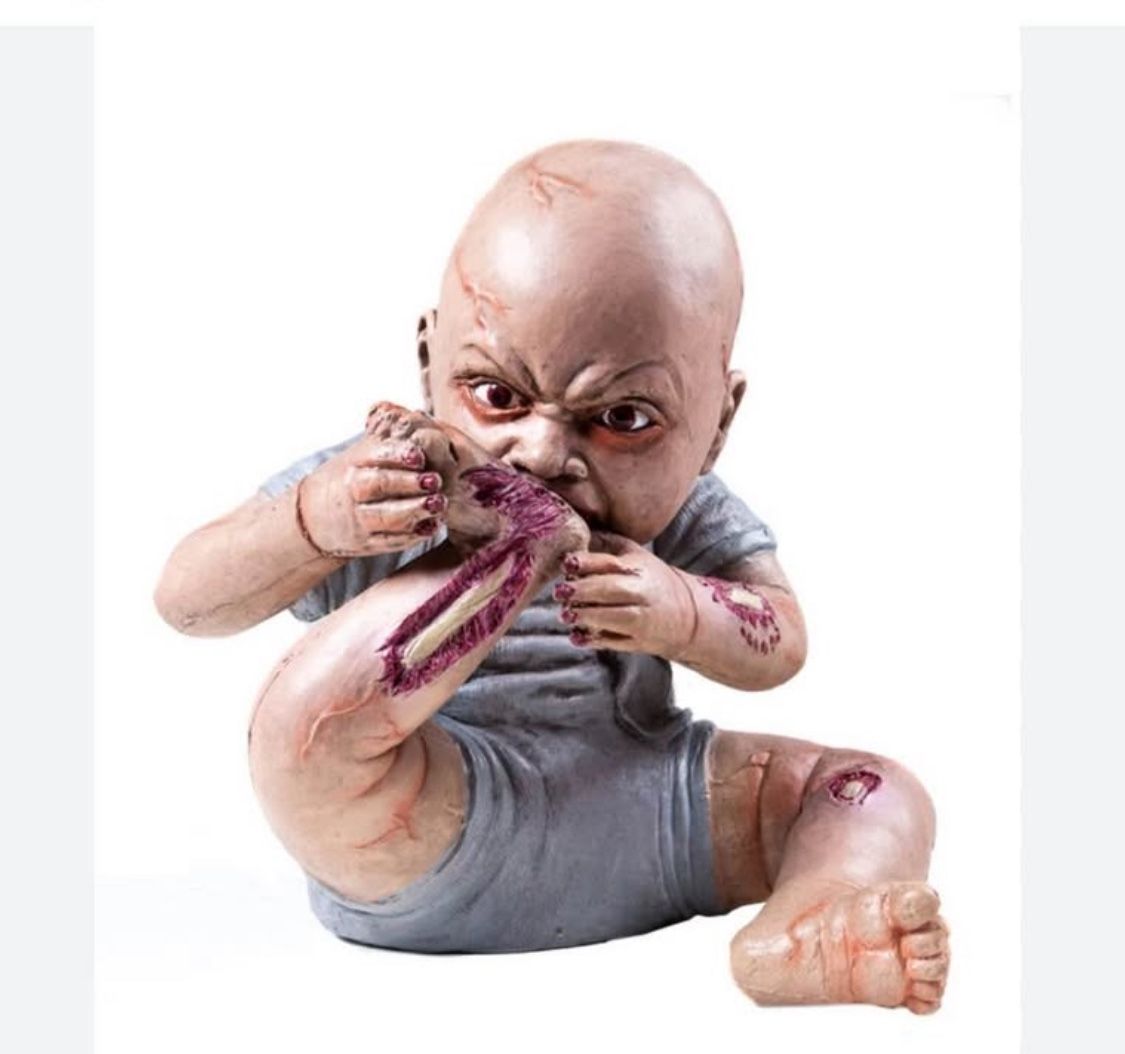 spirit halloween zombie baby rare