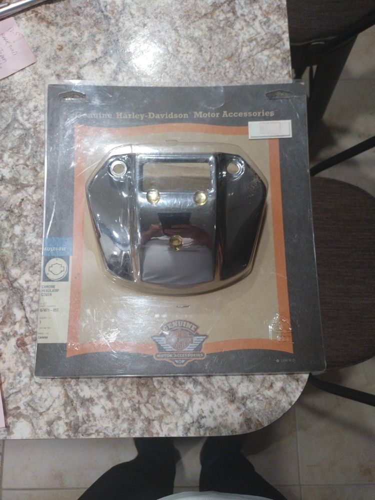 Harley Davidson Chrome Headlamp Cover 67871-85T