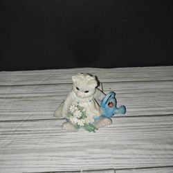 Enesco Calico Kittens Planting the Seeds of Friendship Figurine 1993 Priscilla