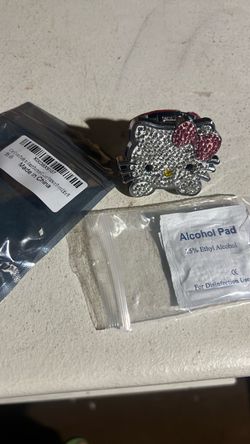 Hello Kitty, car pushed to start vehicle button cover rhinestone bling