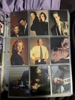 Tops collectible X-Files cards
