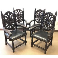 Set Of Four Antique Chairs