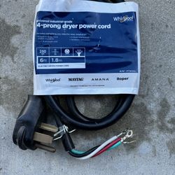 4-prong Dryer Power Cord