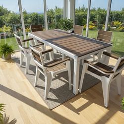 Elegant patio furniture 7- piece-de lujo