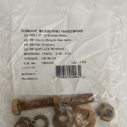 Burndy Bronze Bolts 3/8x1.25 
