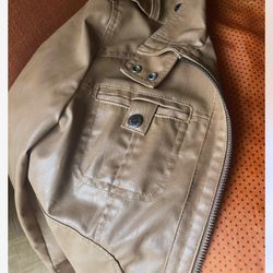Leather Jacket for Women - United Colors of Benetton - S/M
