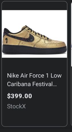 Men’s Shoes Size 9,5 Nike Air Force 1 Low Caribana Festival..