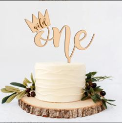 Wild ONE CAKE Topper