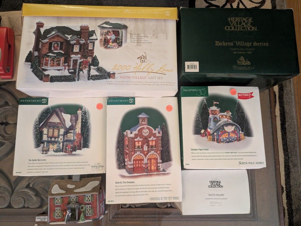Vintage Department 56 Christmas Village House