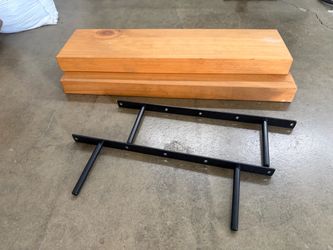 Floating Wood Shelves, Set of 2 — 20” each - $20 total