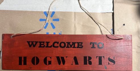 Harry Potter Christmas directional sign post
