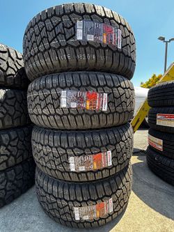 4 NEW TIRES SUPERMAX AT 275/55/20