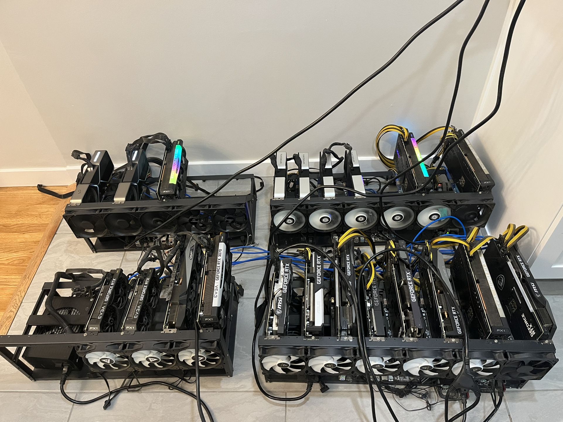 Mining Rtx 3060 Ti Megahash Mining Rig #GPU #Crypto
