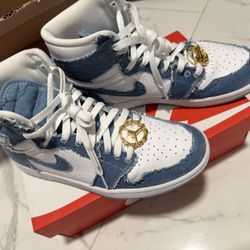 Wmns Air Jordan 1 Retro High OG 'Denim' IRLAOA
