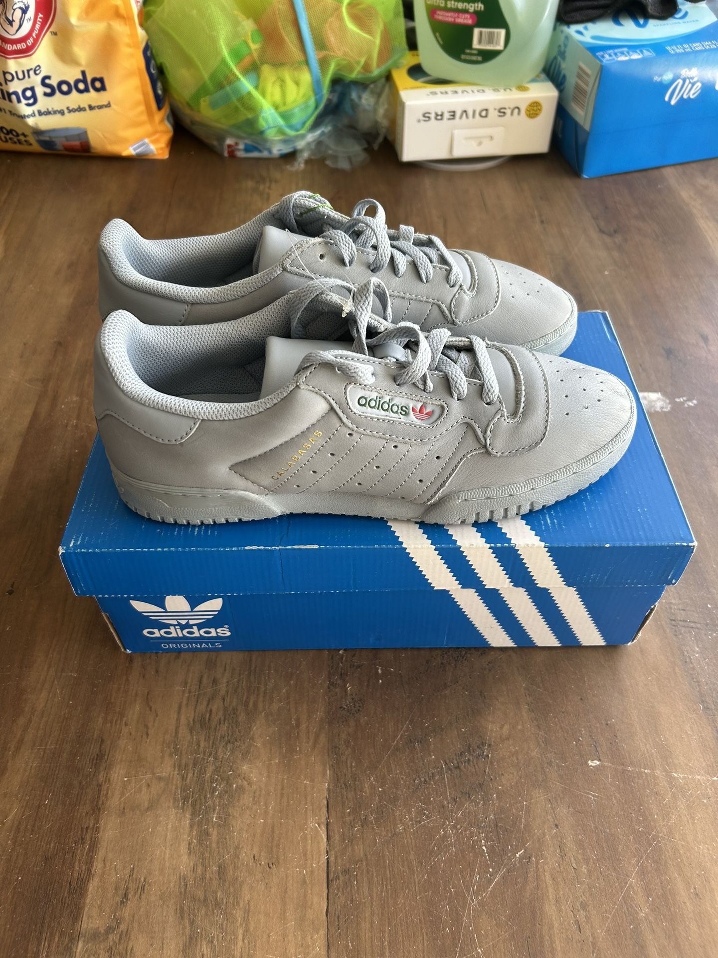 adidas Yeezy Powerphase Calabasas Grey Size 8