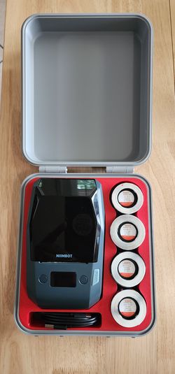 NIIMBOT PRINTER CASES FOR PEPTIDE LABELING KITS VIALS PEPS AND PEPPERS