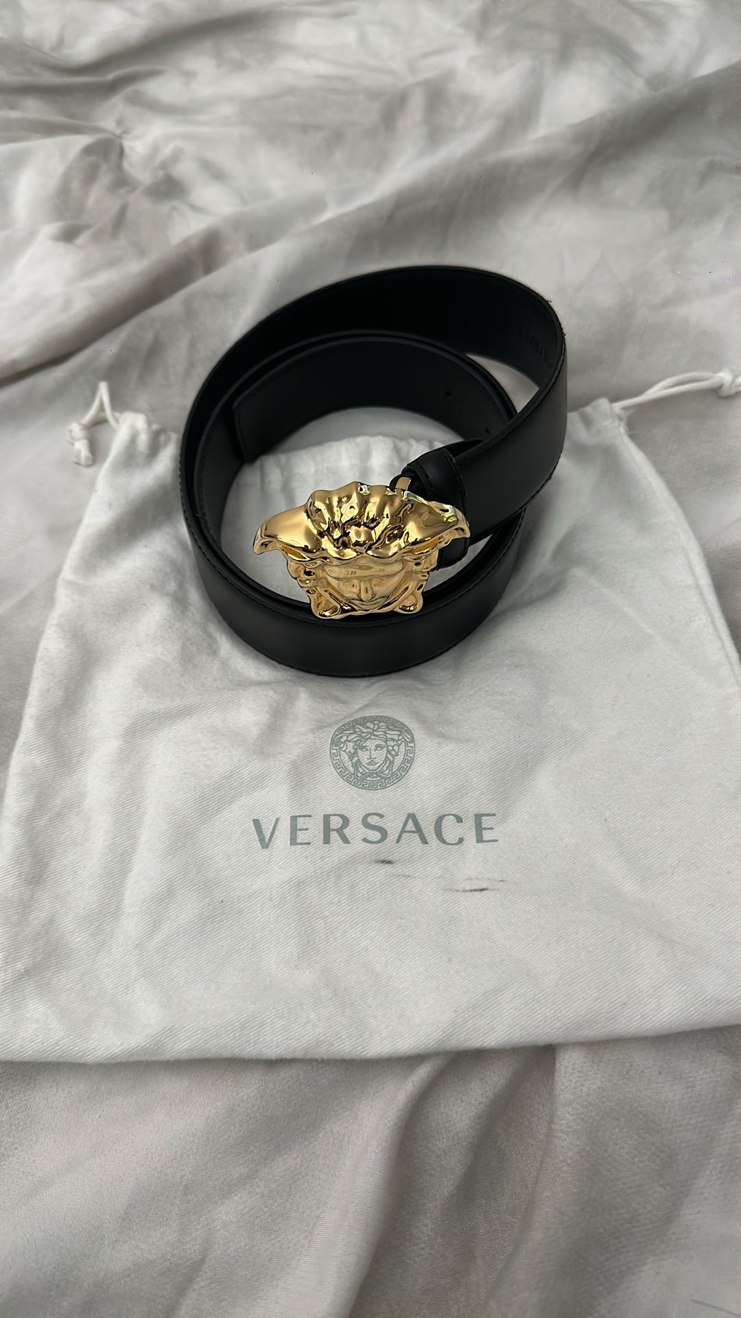 Versace Belt With OG Bag