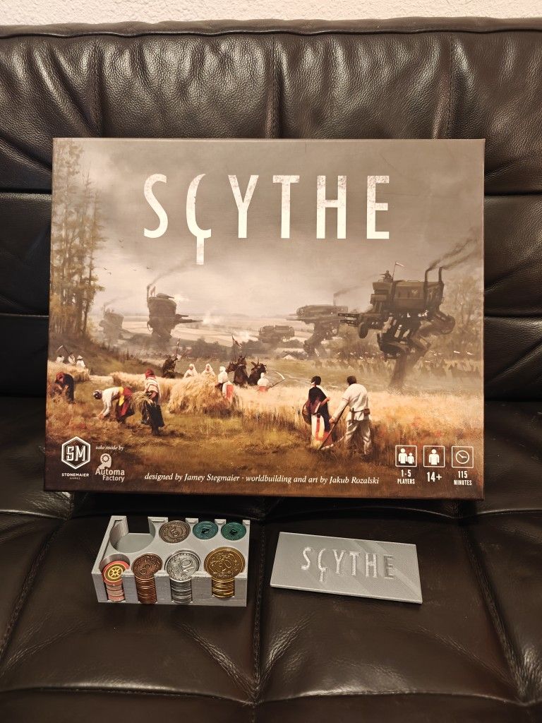 Scythe Board Game (includes bonus metal coins)