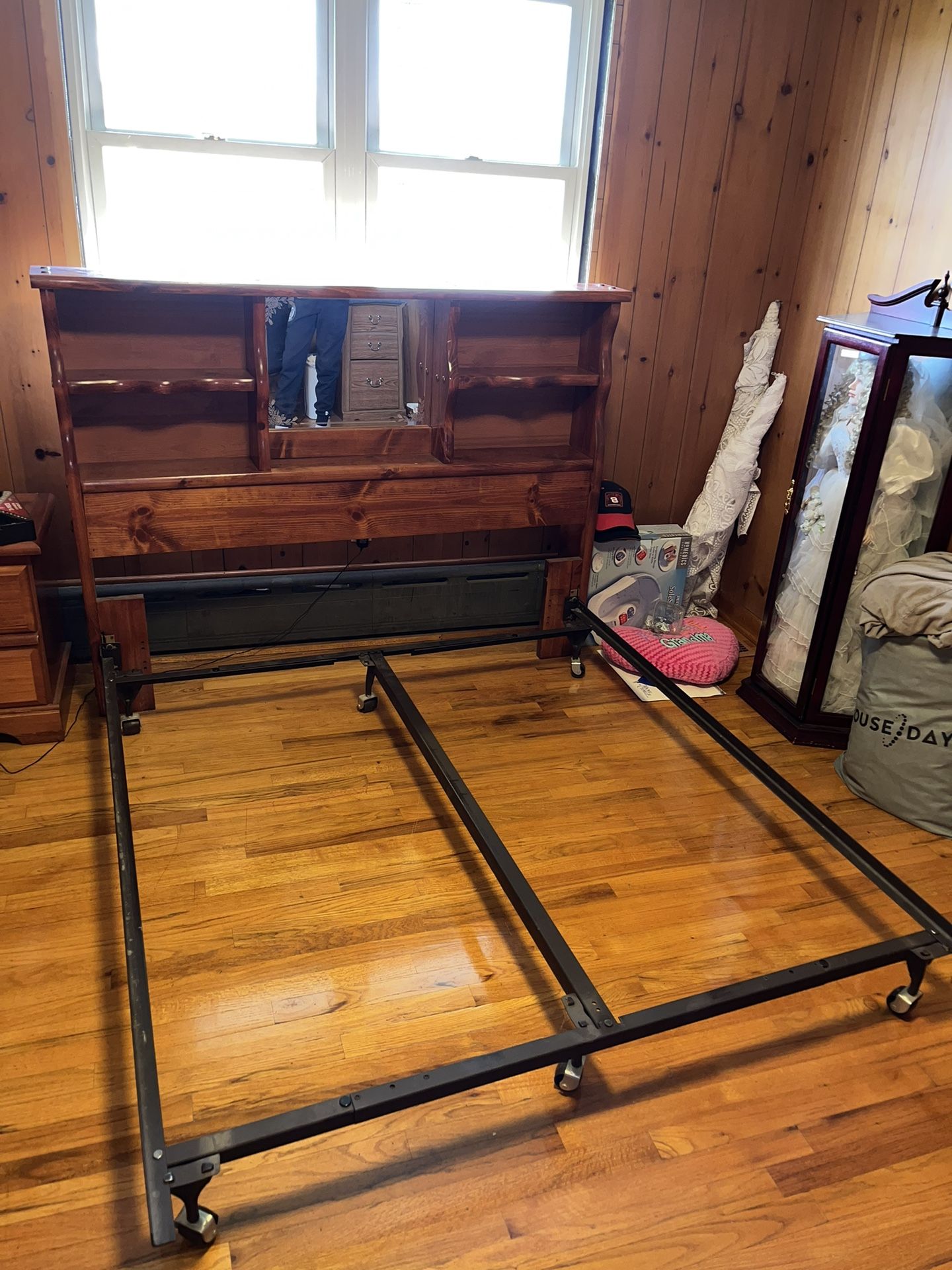 Queen Bed headboard and Frame