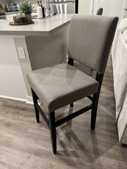 40 in Gray Counter Stools (set of 2)