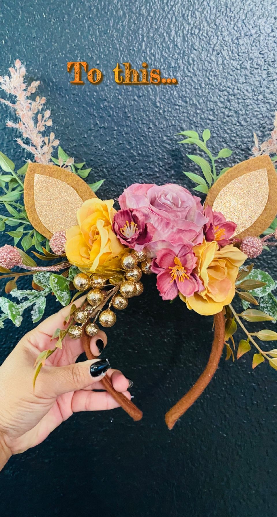 Reindeer Flower Crown Christmas Party $20
