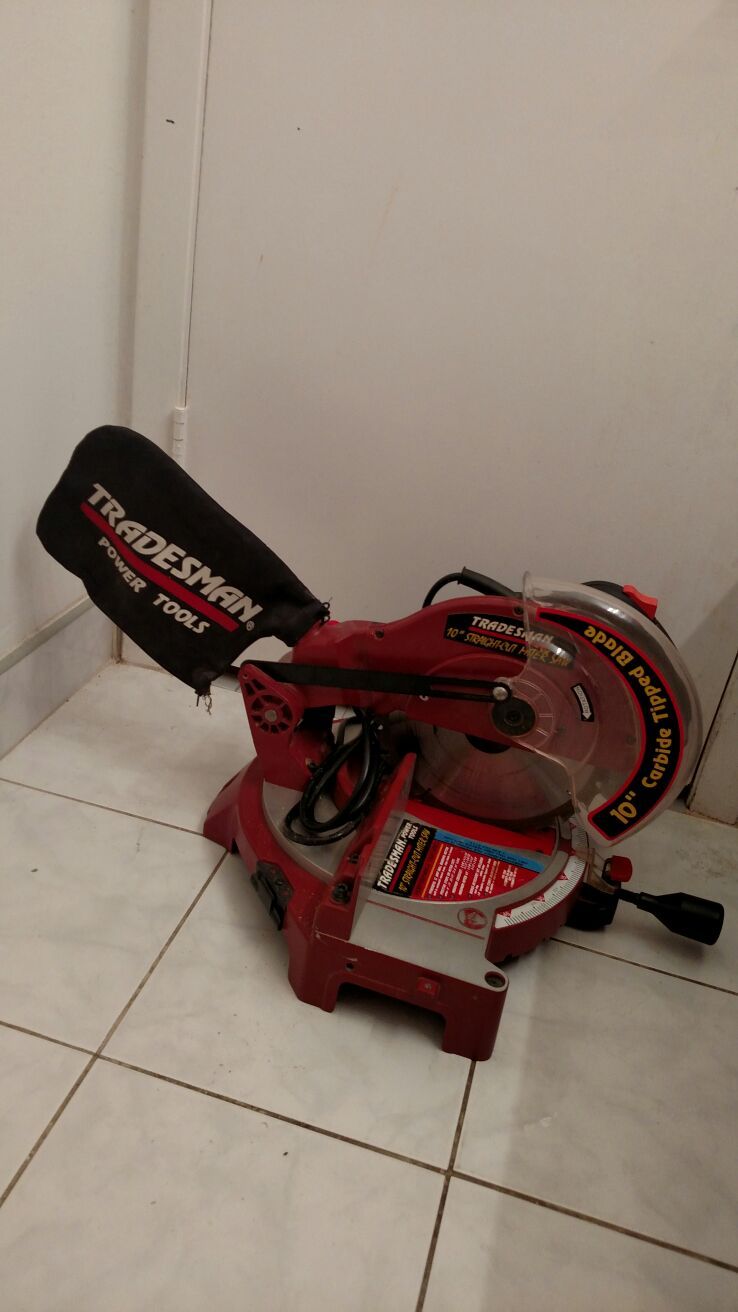 Tradesman 10 inch straight-cut miter saw