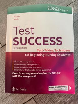 Test Success: Test-Taking Techniques for Beginning Nursing Students (9th Edition