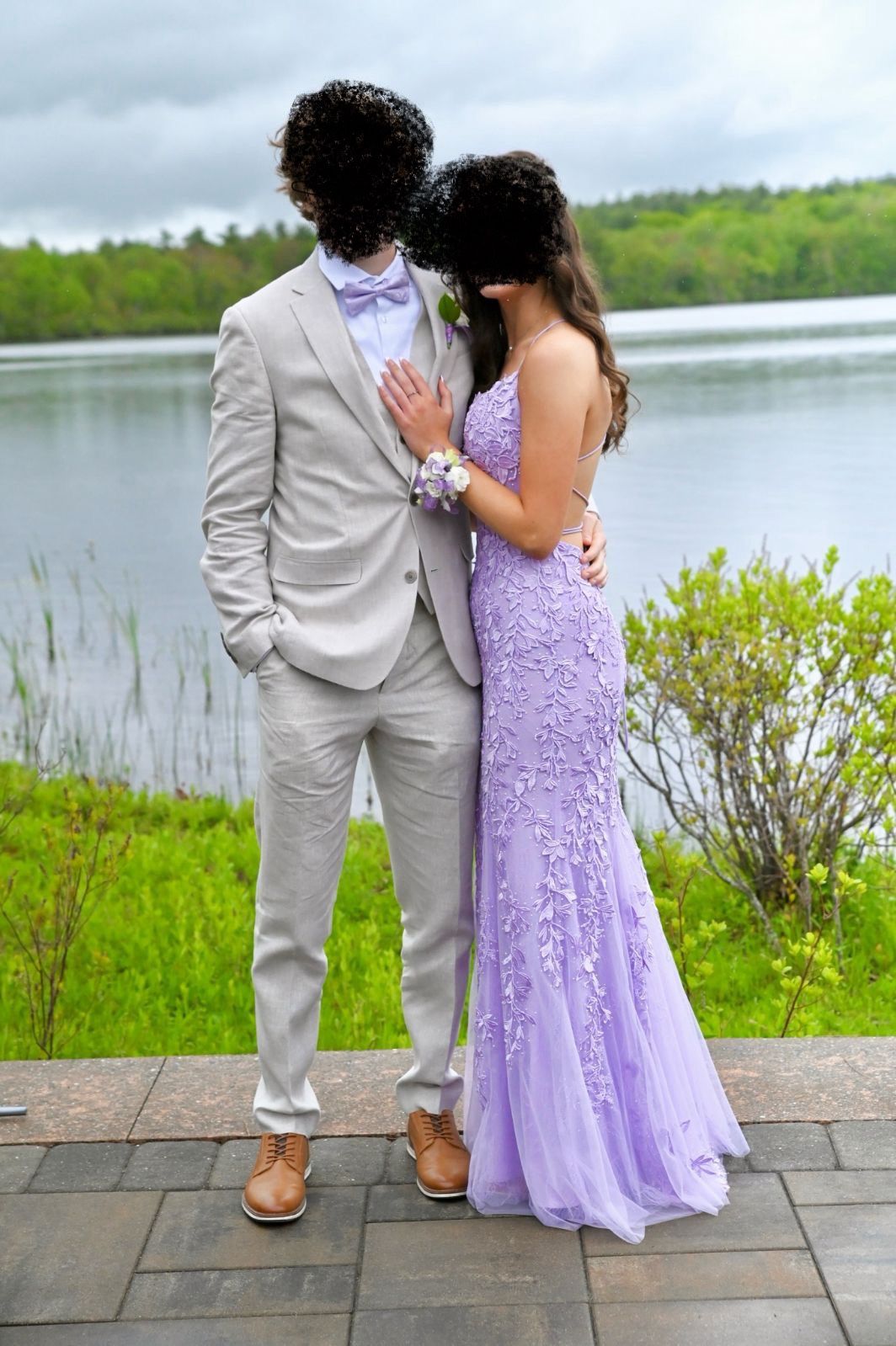 Sherri Hill Periwinkle Prom Dress Size 2