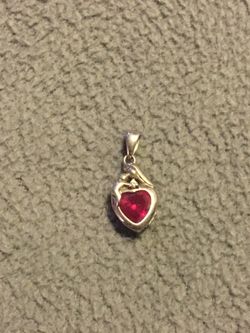 Sterling silver heart pendants $10 each today