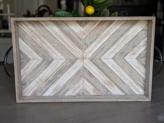 Rustic Wood Tray 