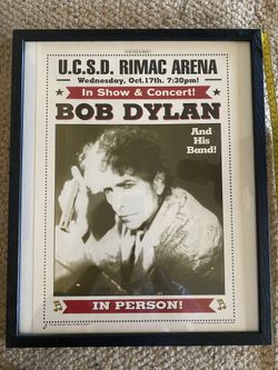 Bob Dylan Framed Art