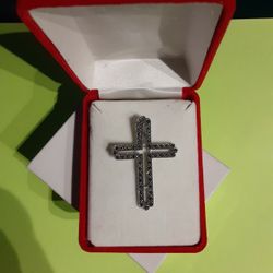 Marcasite Cross With-In a Cross