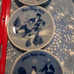 Vtg Porsgrund Norway Mother's Day Porcelain 