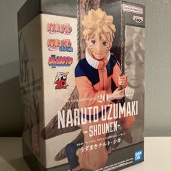 Naruto Uzumaki (Young) Naruto Shippuden Boruto 20th Anniversary Statue Anime Figure NEW
