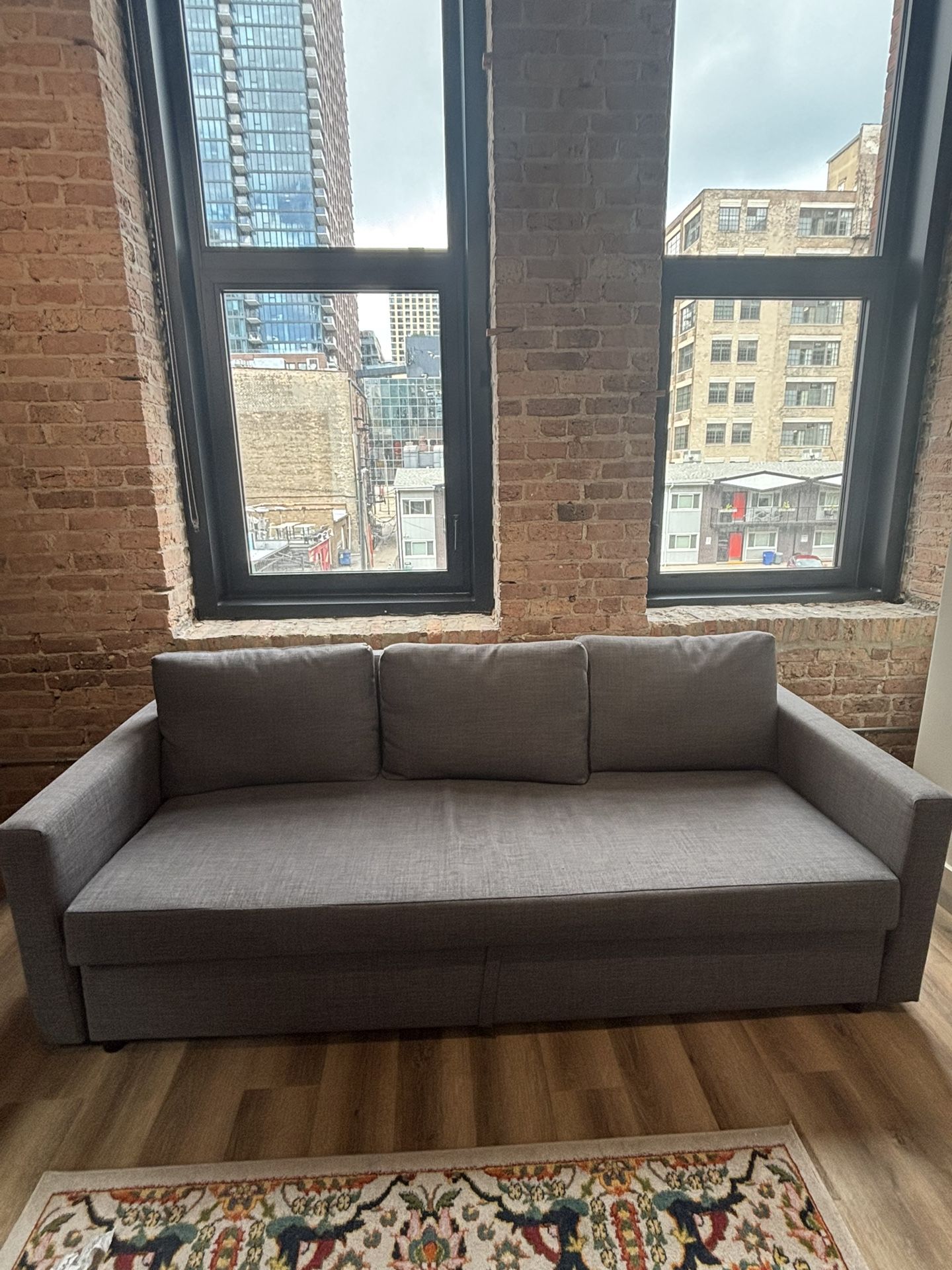 Grey IKEA Friheten Sleeper Sofa