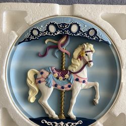Bradford Exchange Musical Carousel Horse 